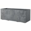 Self-watering planter Deroma Grey 99 cm Plastic Rectangular