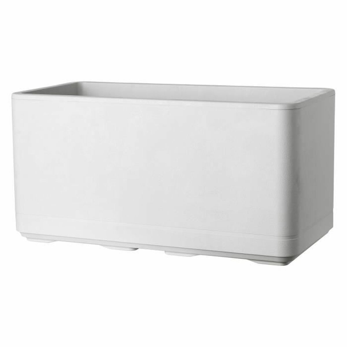 Self-watering planter Deroma Pearl 78 x 38 x 39 cm Plastic Rectangular Ø 78 cm