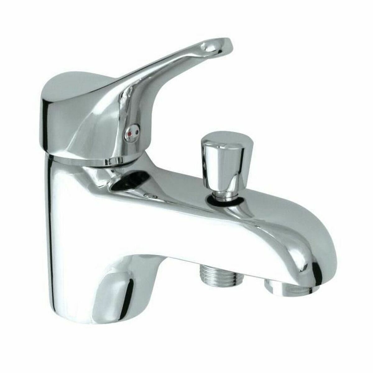 Tap mixer for shower Rousseau Edinburgh Grey Metal 16 x 12 x 21 cm