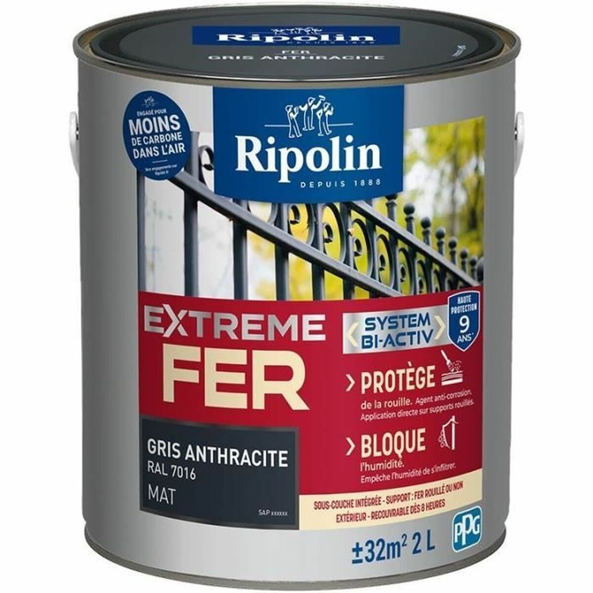 Primer Paint Ripolin Grey Matt 2 L