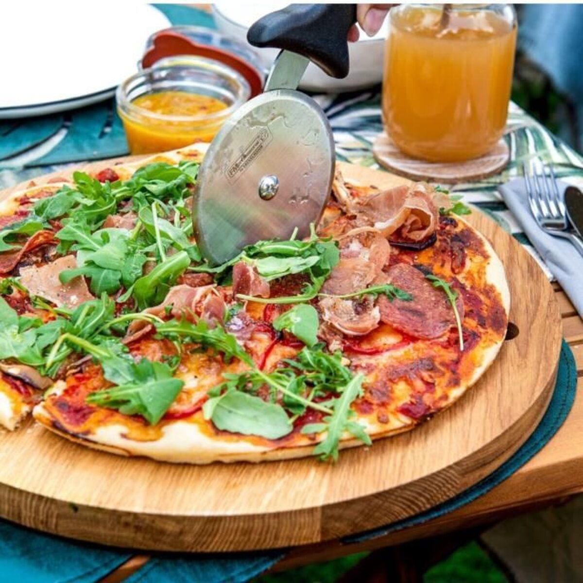 Kitchen Set FM Professional Stainless steel Pizza 2 Pieces - Image 3