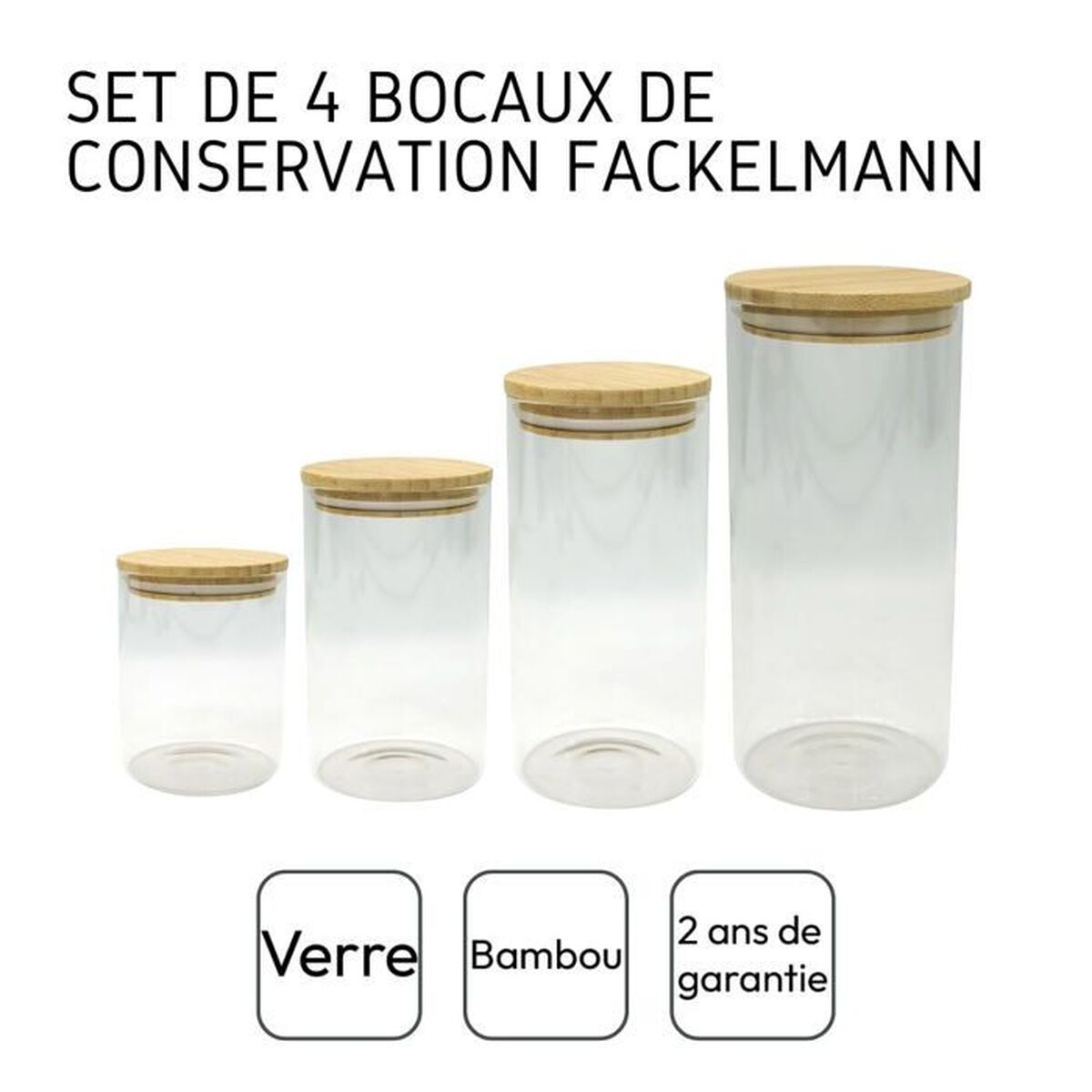 Tubs Fackelmann Natural 4 Pieces - Image 4
