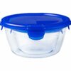 Set of Stackable Hermetically-sealed Kitchen Containers Pyrex Blue 0,7 L 3 Pieces