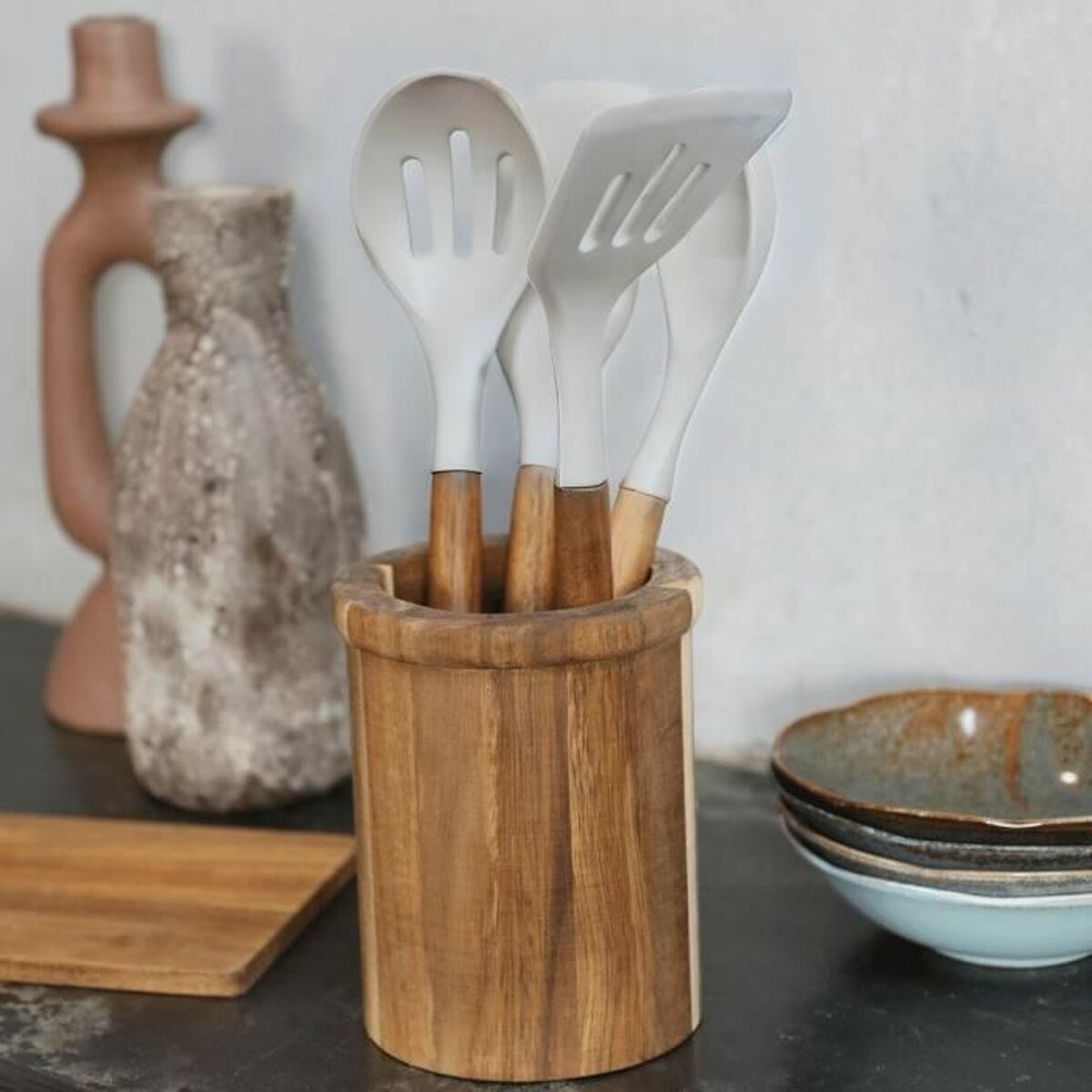 Kitchen Utensils Set Livoo MES153G White 5 Pieces (4 Units) - Image 2