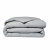 Duvet cover set TODAY Percale Grey 220 x 240 cm