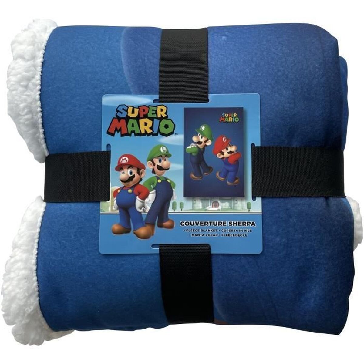 Blanket Mario Bros 25 x 14 x 26 cm Black animals - Image 5