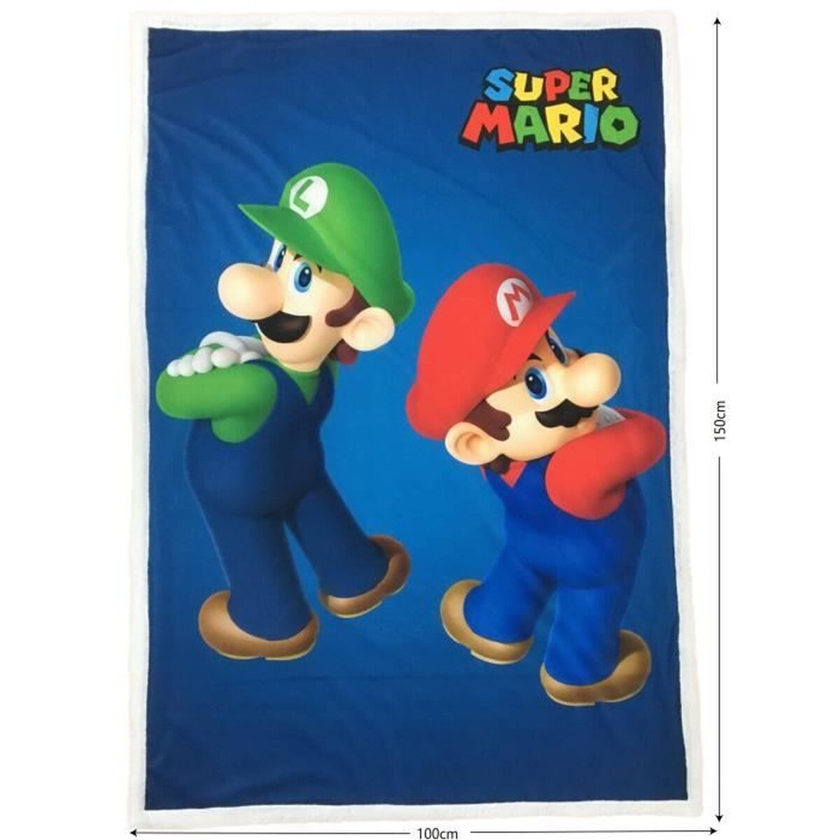 Blanket Mario Bros 25 x 14 x 26 cm Black animals - Image 3