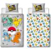 Duvet cover set Pokémon Grey Double 2 Pieces
