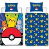 Duvet cover set Pokémon Yellow White Red Double 2 Pieces