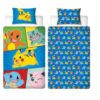 Duvet cover set Pokémon Multicolour Double 2 Pieces