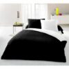 Duvet cover set Lovely Home Black Bicoloured 220 x 240 cm