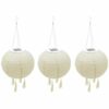 Lantern set Lumisky HIMALAYA Beige Ø 30 cm 3 Pieces