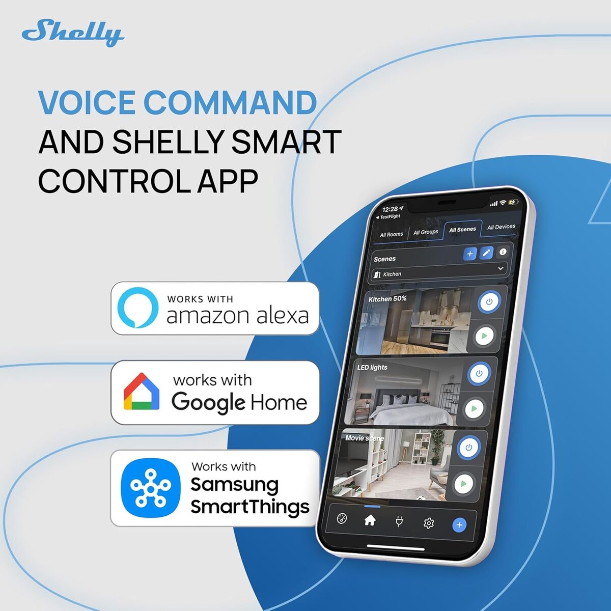 Smart Plug Shelly S3PL-20112EU Wi-Fi - Image 2