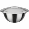 Salad Bowl GSW DESIGN 20 cm Silver Metal Stainless steel 2 L Thermal 2 Pieces (2 Units)