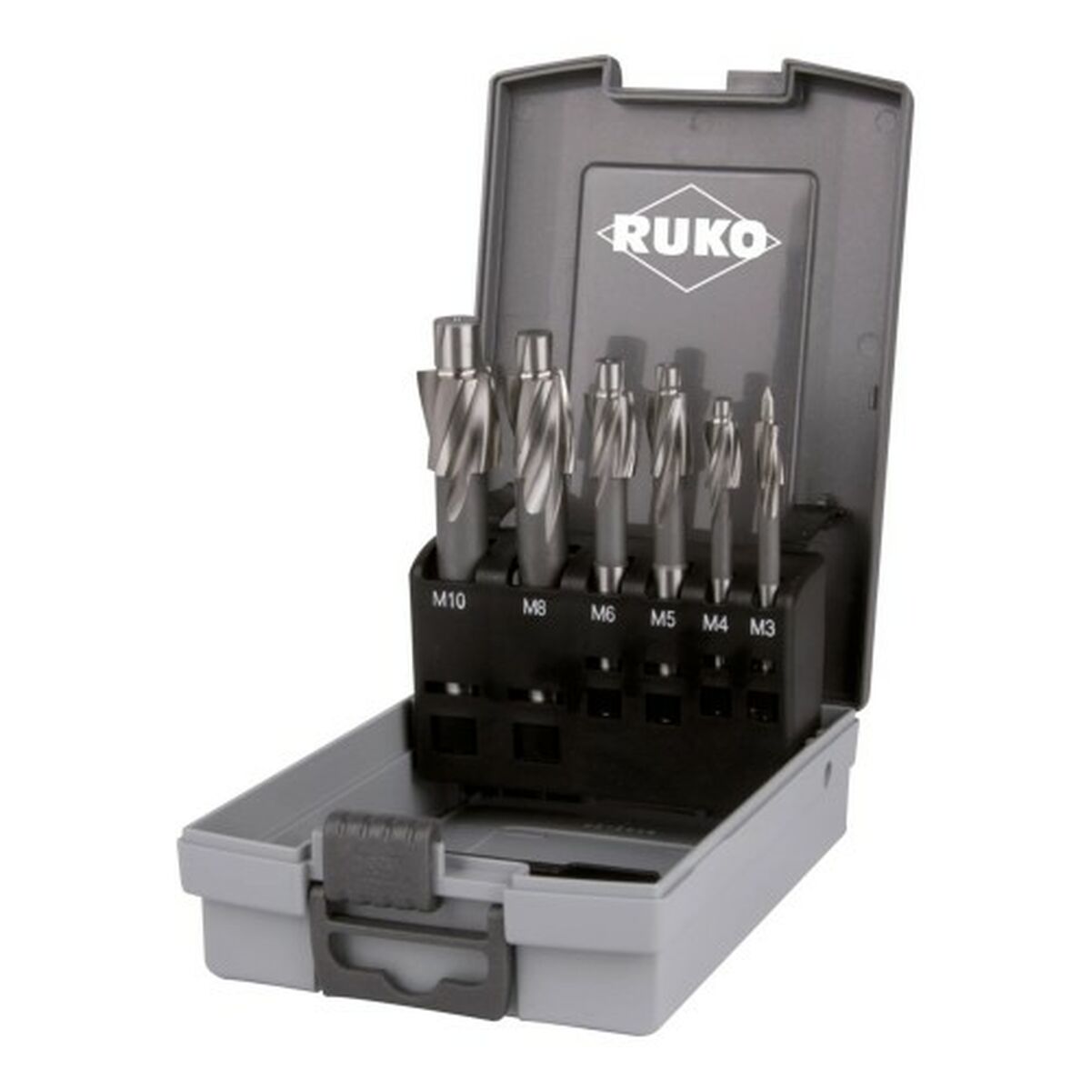 Countersink Set (Countersinks) RUKO 102452RO M8 M6 M4 High speed steel (HSS) DIN 373 6 Pieces