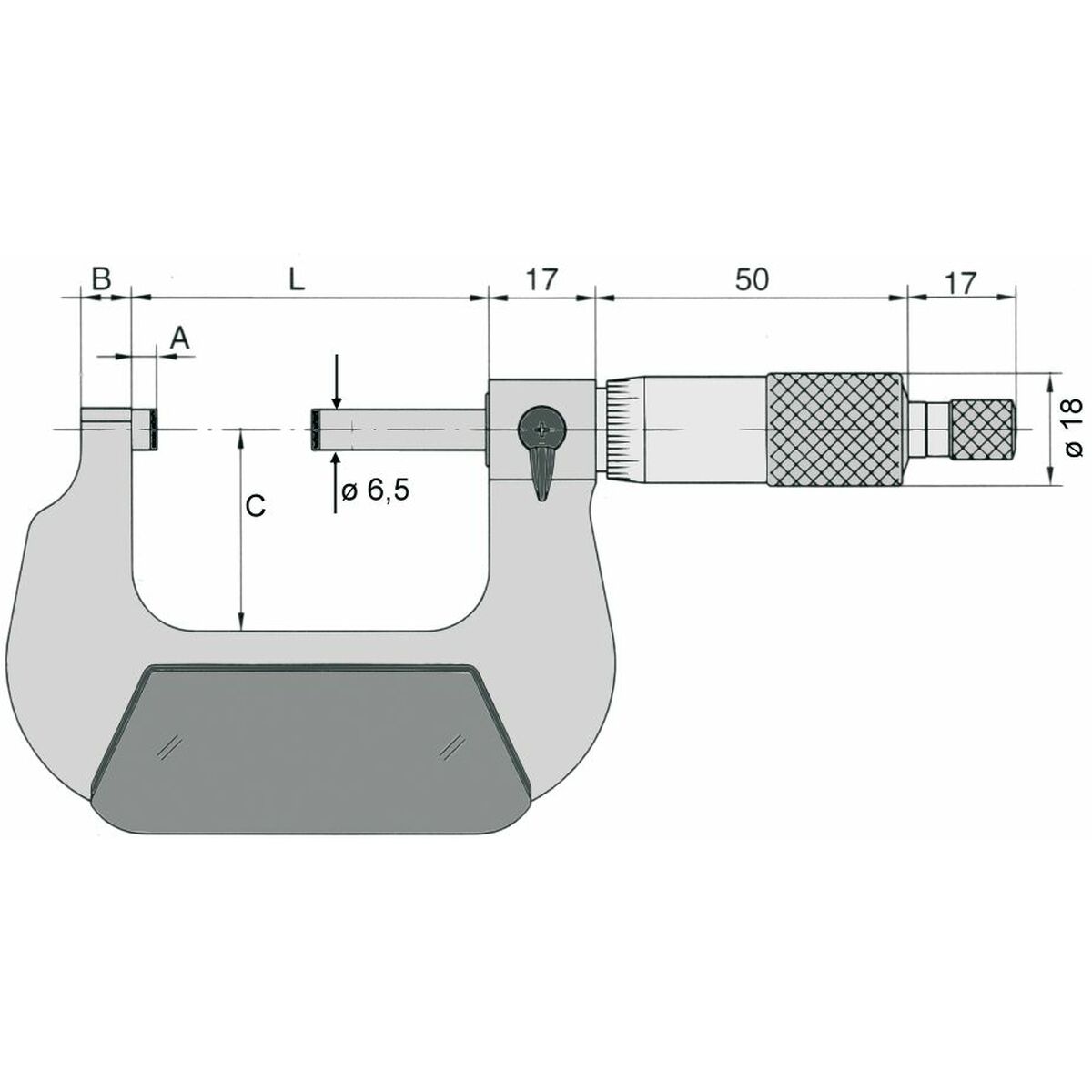 Outside Micrometer VOGEL 75-100 mm - Image 2