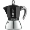Italian Coffee Pot Bialetti 0006936/NP Black Grey Metal Aluminium