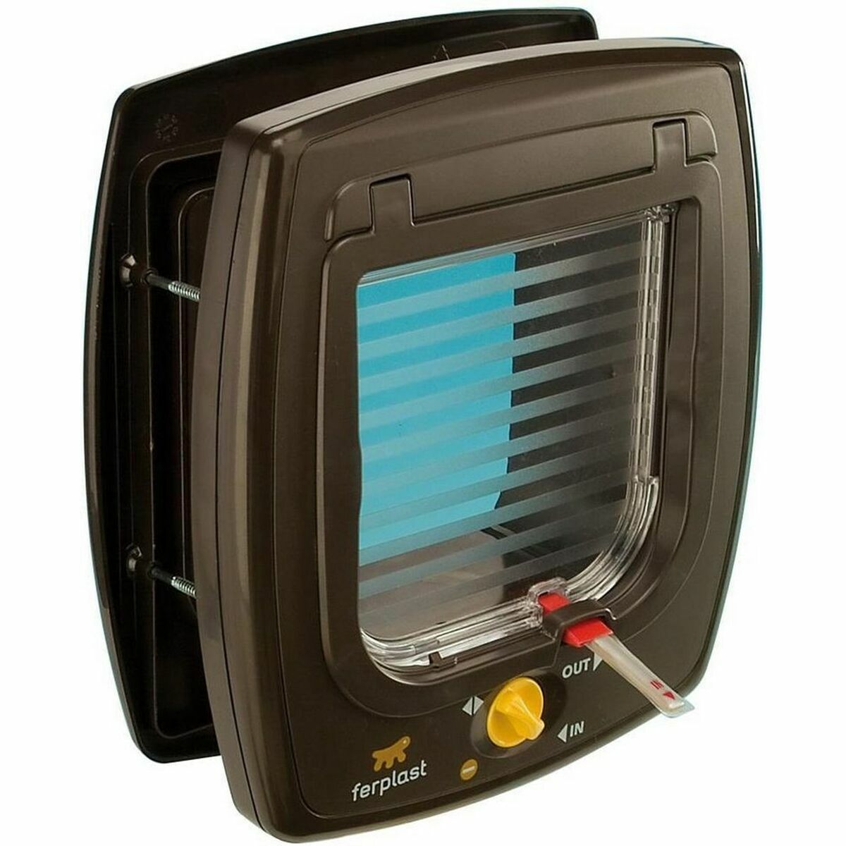 Cat Flap Ferplast Brown Plastic