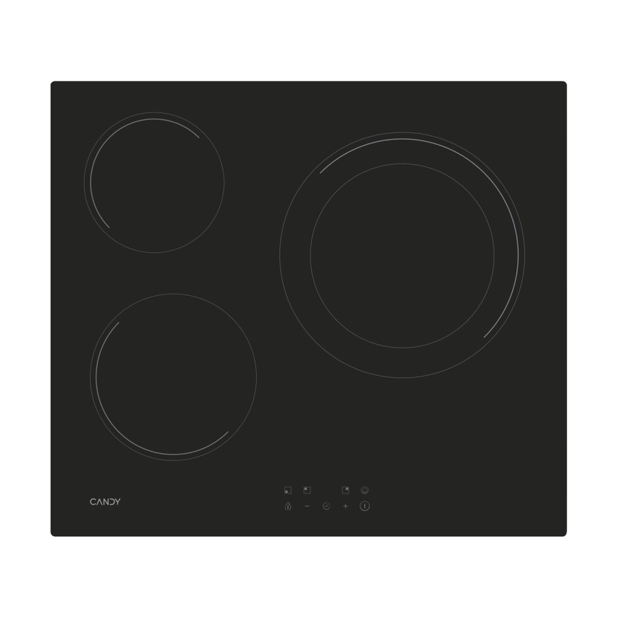 Glass-Ceramic Hob Candy CH63DCC 59 cm