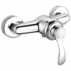 Mixer Tap Rousseau Byron Grey Chrome Metal Brass 15 cm Shower
