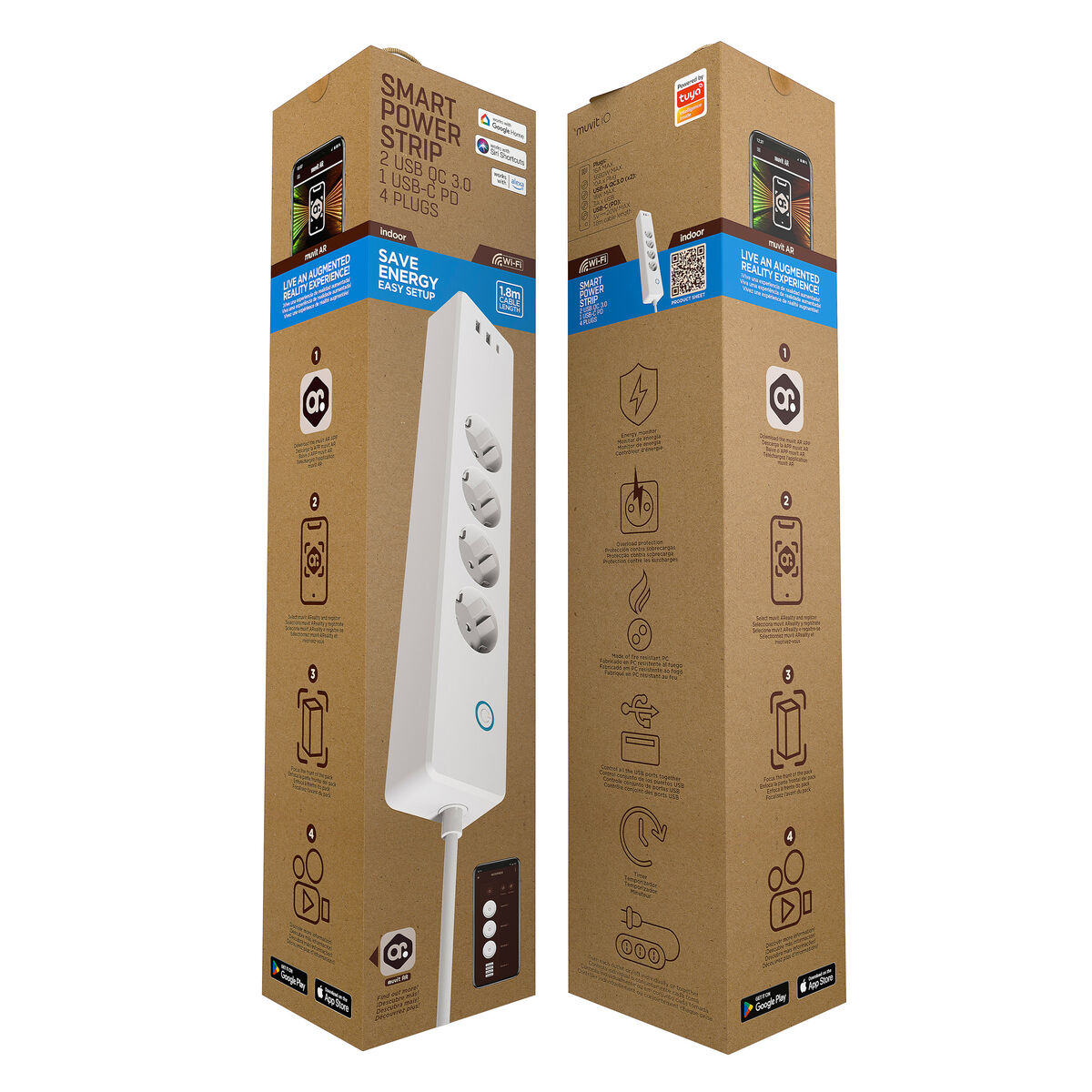 Smart Plug muvit iO HT-STS-04-03-EU Wi-Fi - Image 2