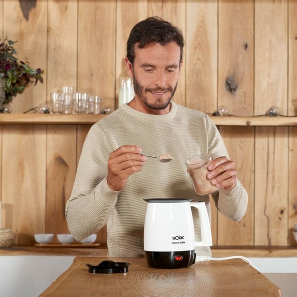 Kettle Solac MH9100 Choco-Latte 1 L 250W White (1 L) (1) - Image 5