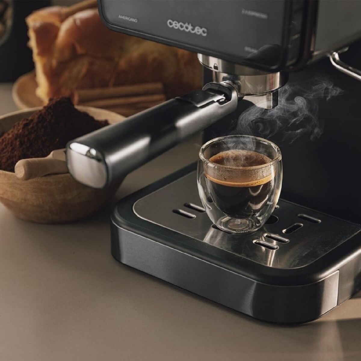 Express Manual Coffee Machine Cecotec Power Espresso Touch ColdBrew - Image 4
