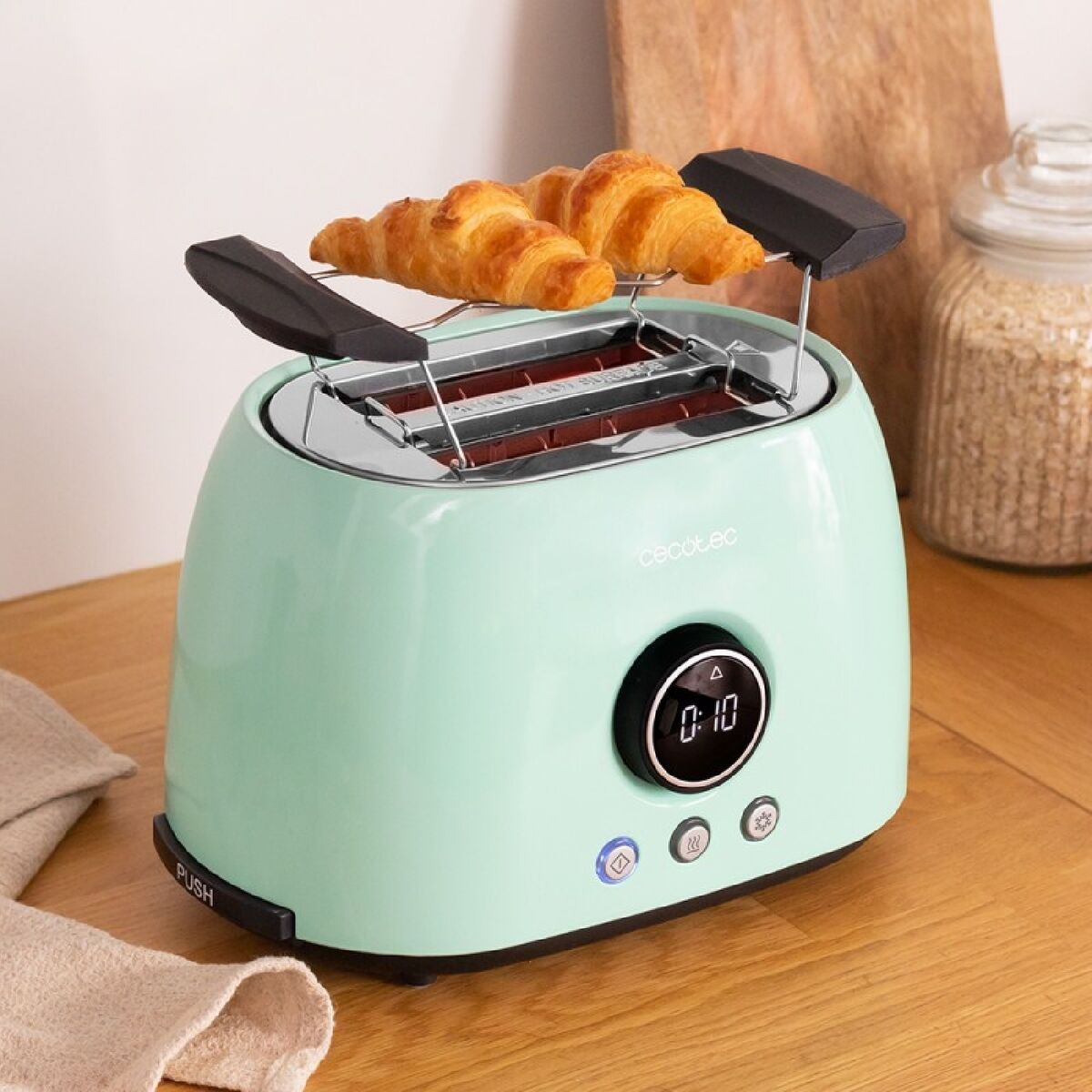 Toaster Cecotec ClassicToast 8000 Blue Double 800 W Blue - Image 5