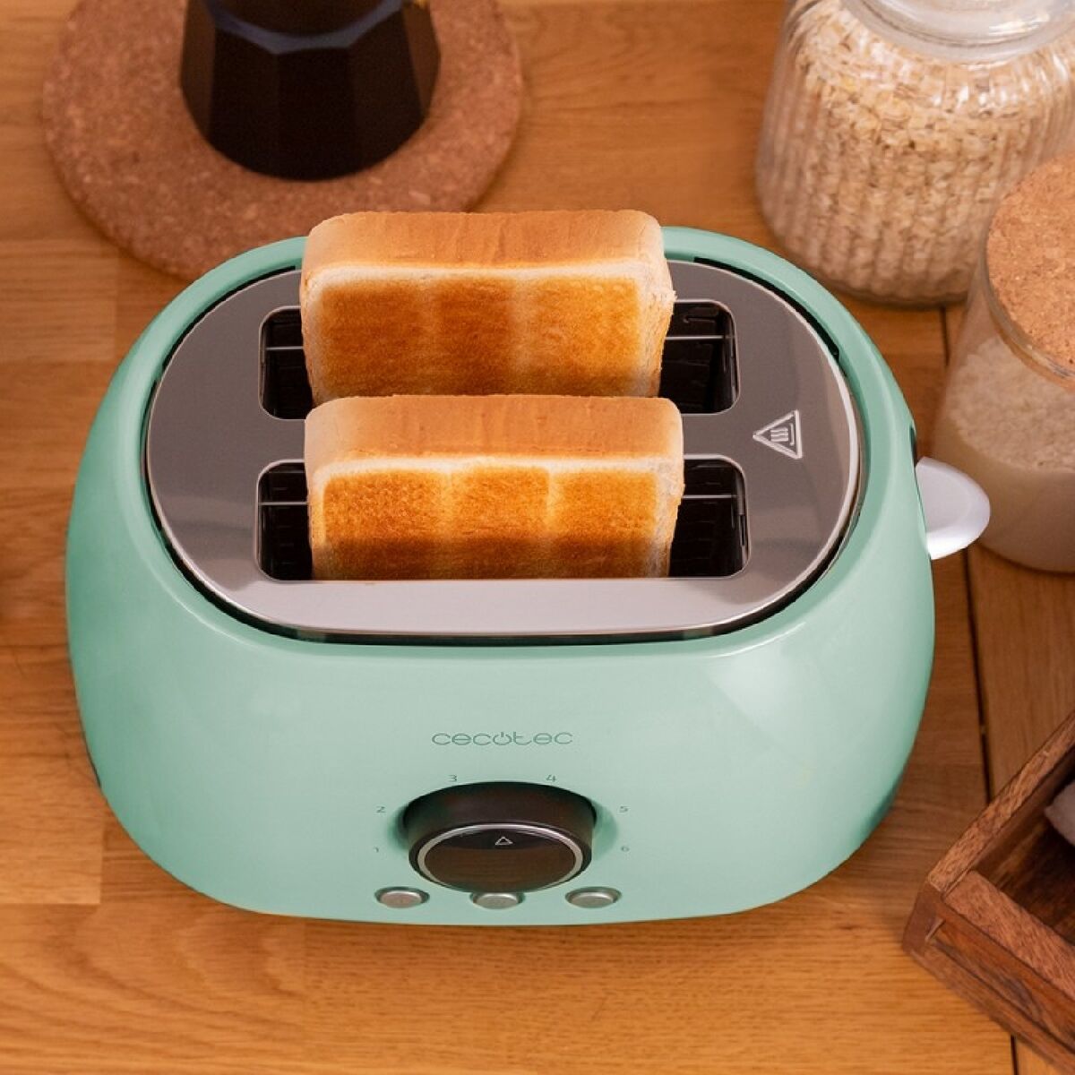 Toaster Cecotec ClassicToast 8000 Blue Double 800 W Blue - Image 6