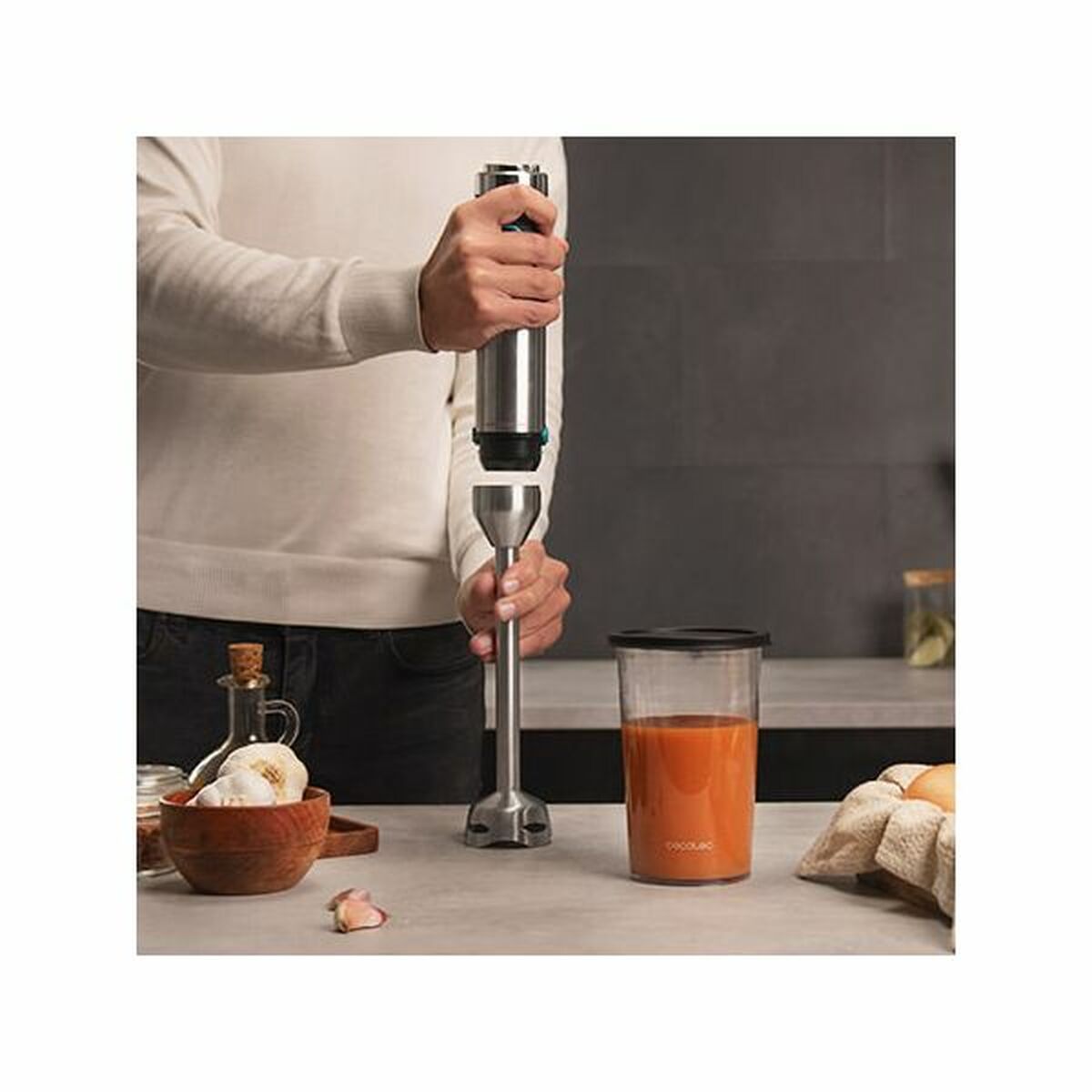 Hand-held Blender Power TitanBlack 1500 XL Cream & Crush Cecotec 1500 W - Image 3