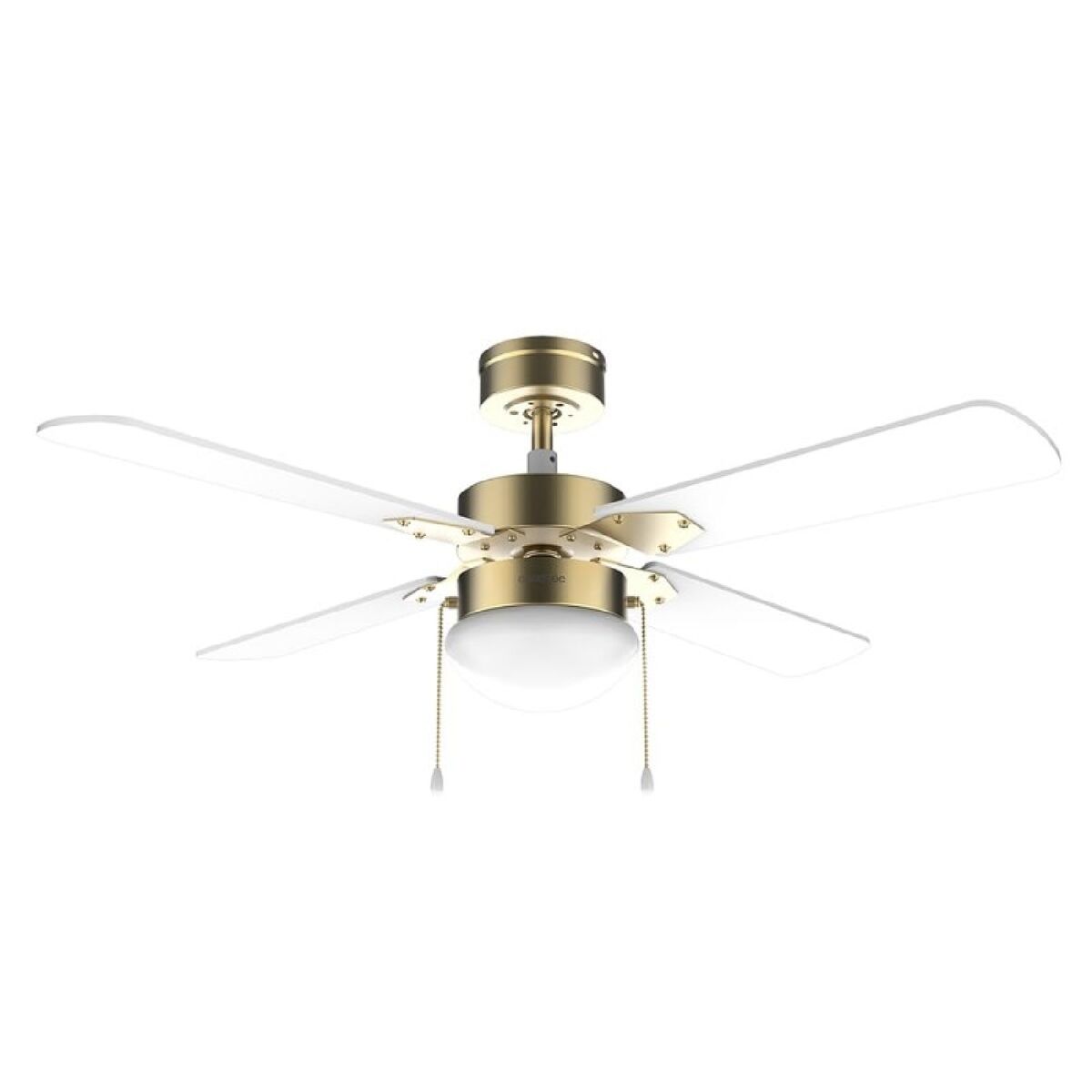 Ceiling Fan with Light Cecotec EnergySilence Aero 450 White Golden 50 W