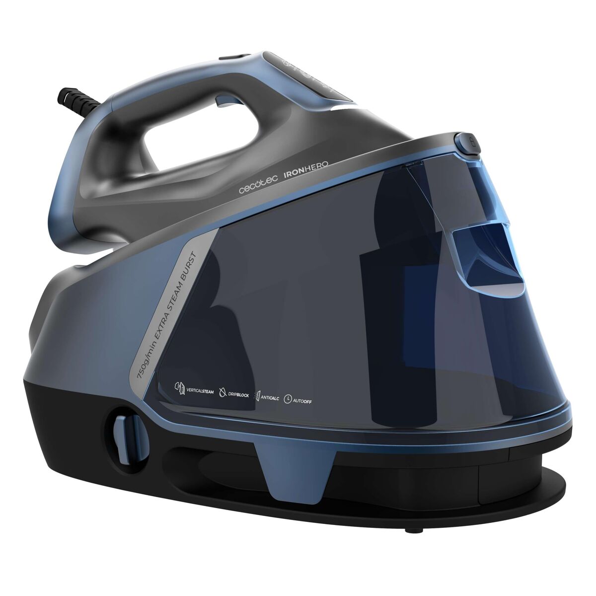 Cecotec Steam Station IronHero H-3000 3000W Ceramic Anti-Drip Steam Boost LED