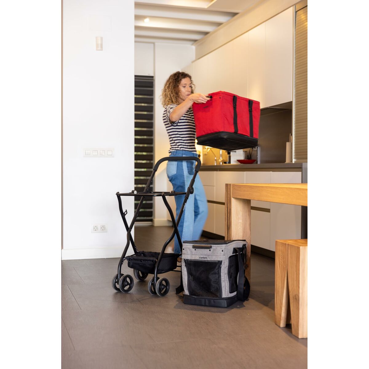 Shopping cart Carlett CUBE S RUBY Red - Image 3