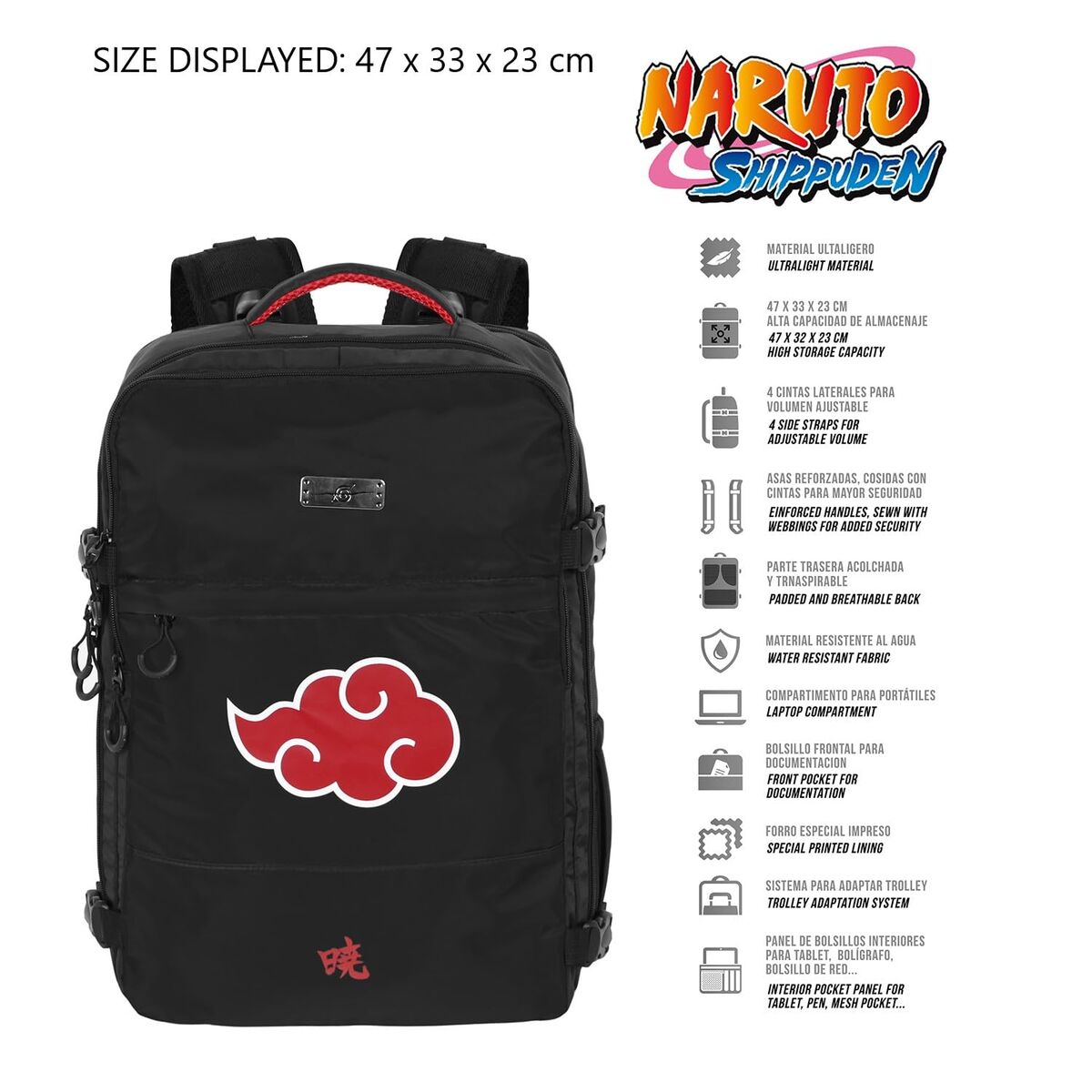 Multipurpose Backpack Naruto Cabin - Image 15