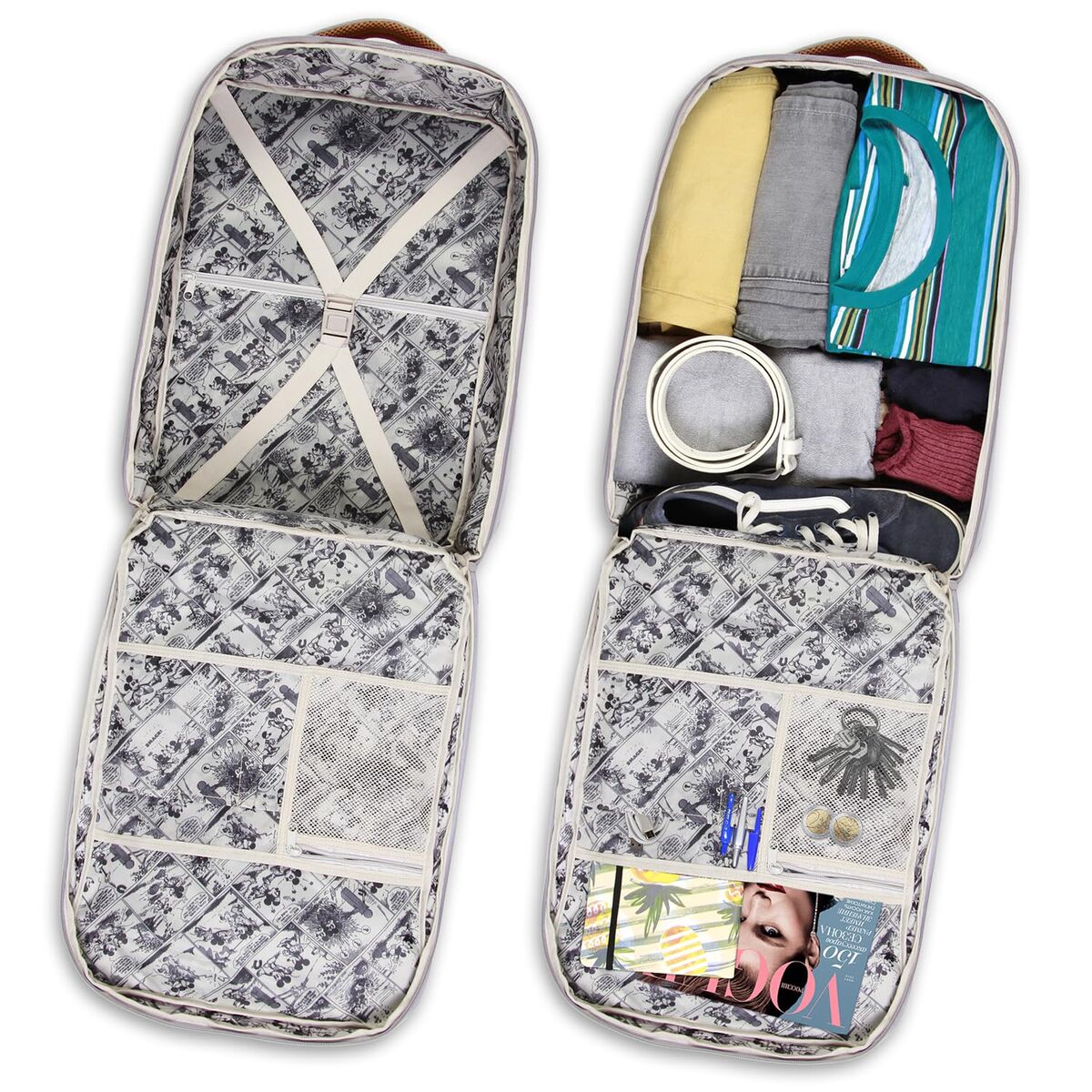 Multipurpose Backpack Mickey Mouse Khaki Cabin - Image 14