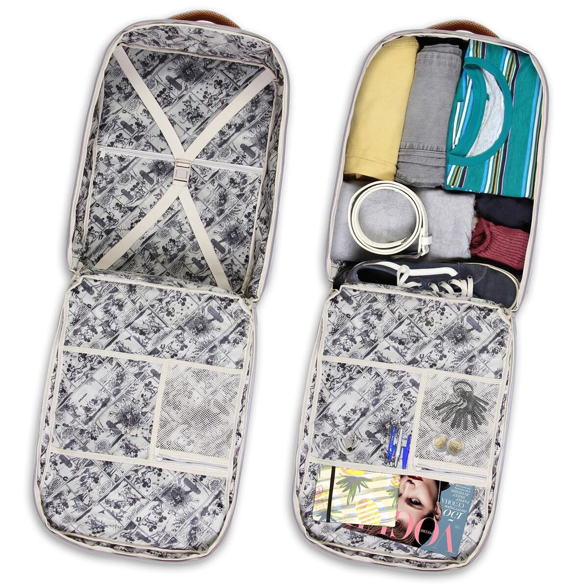 Multipurpose Backpack Mickey Mouse Khaki Cabin - Image 11