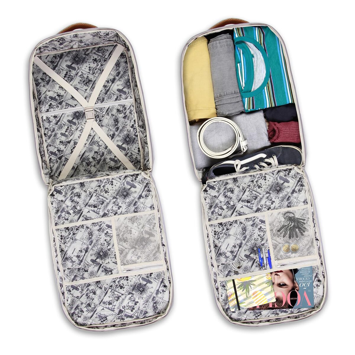 Multipurpose Backpack Mickey Mouse Khaki Cabin - Image 12