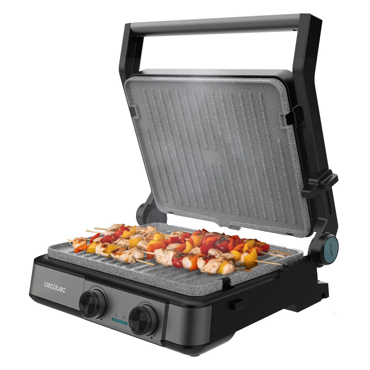 Cecotec Electric Grill Rock’nGrill 2200 Dual 2200W non-stick steel 180º opening