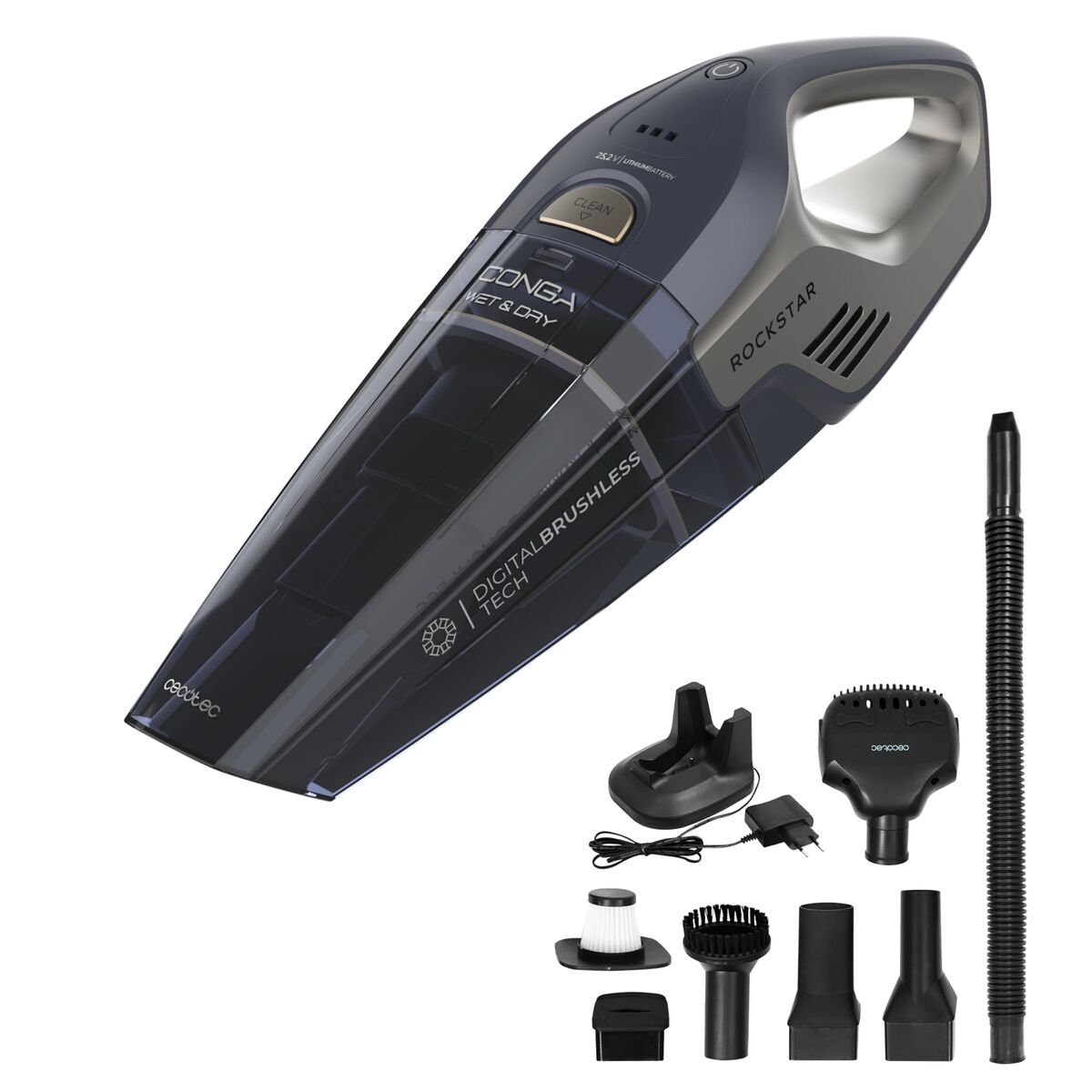 Handheld Vacuum Cleaner Cecotec Conga Rockstar Animal Hand 200 W