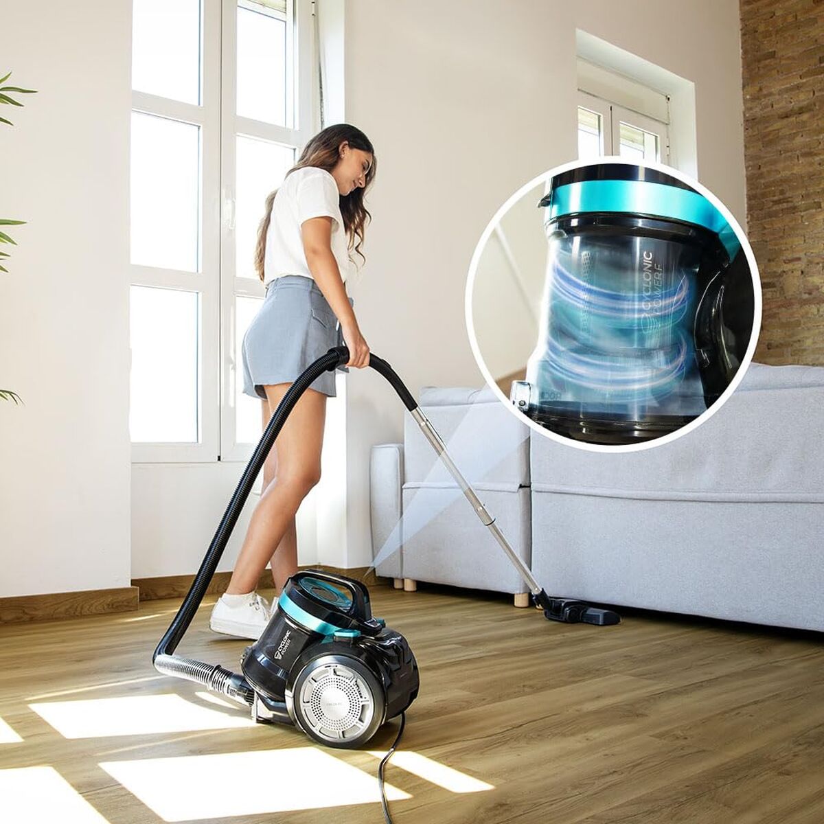 vacuum cleaner Cecotec Conga Rocksta Cyclonic Plus 800 W Grey - Image 3