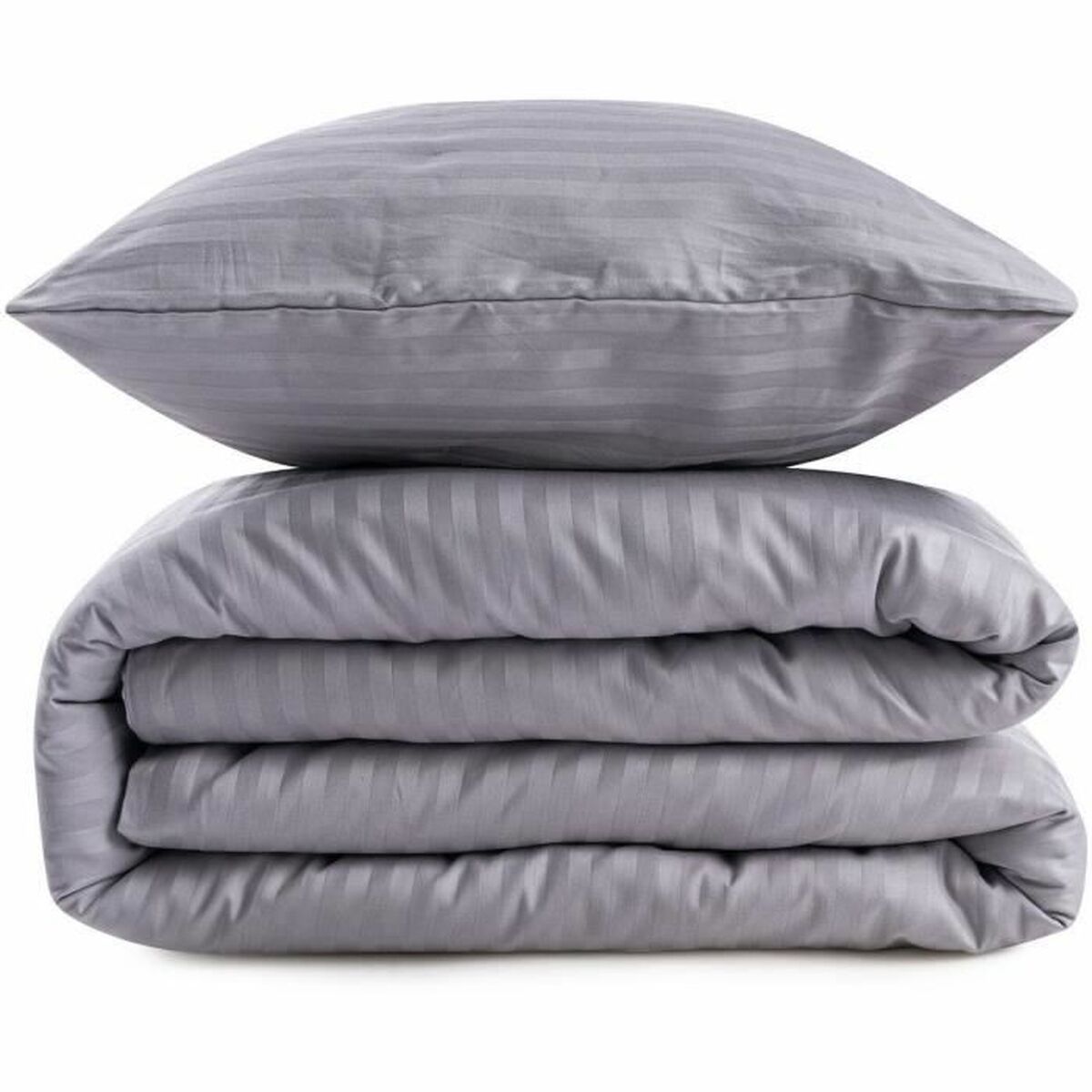 Duvet cover set Grey Super king 3 Pieces
