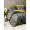 Duvet cover set Grey 220 x 240 cm