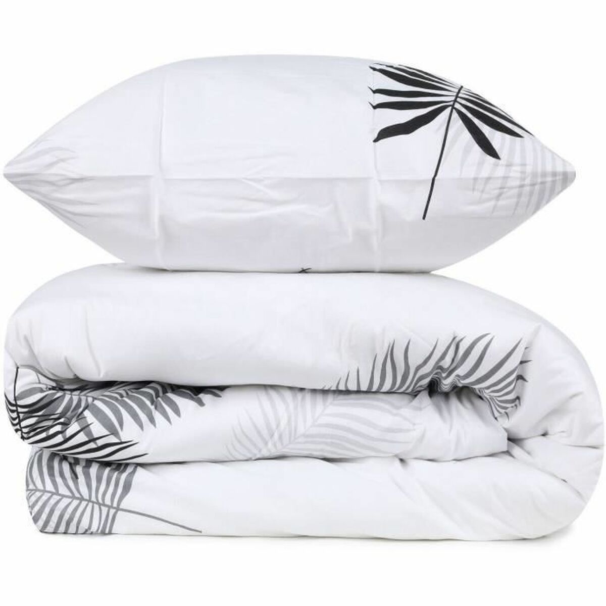 Duvet cover set Grey Super king 3 Pieces