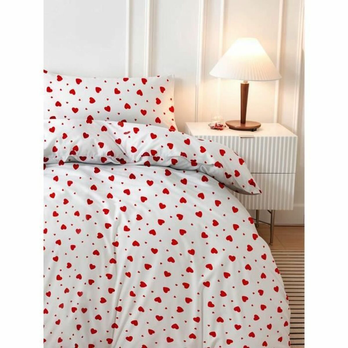 Duvet cover set Red Super king 3 Pieces - Image 4