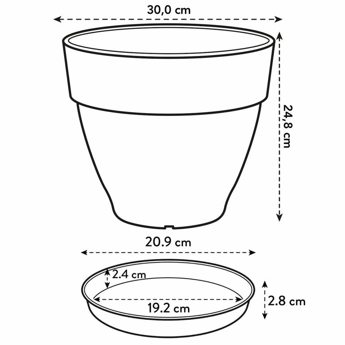 Plant pot Elho Plastic Circular - Image 4