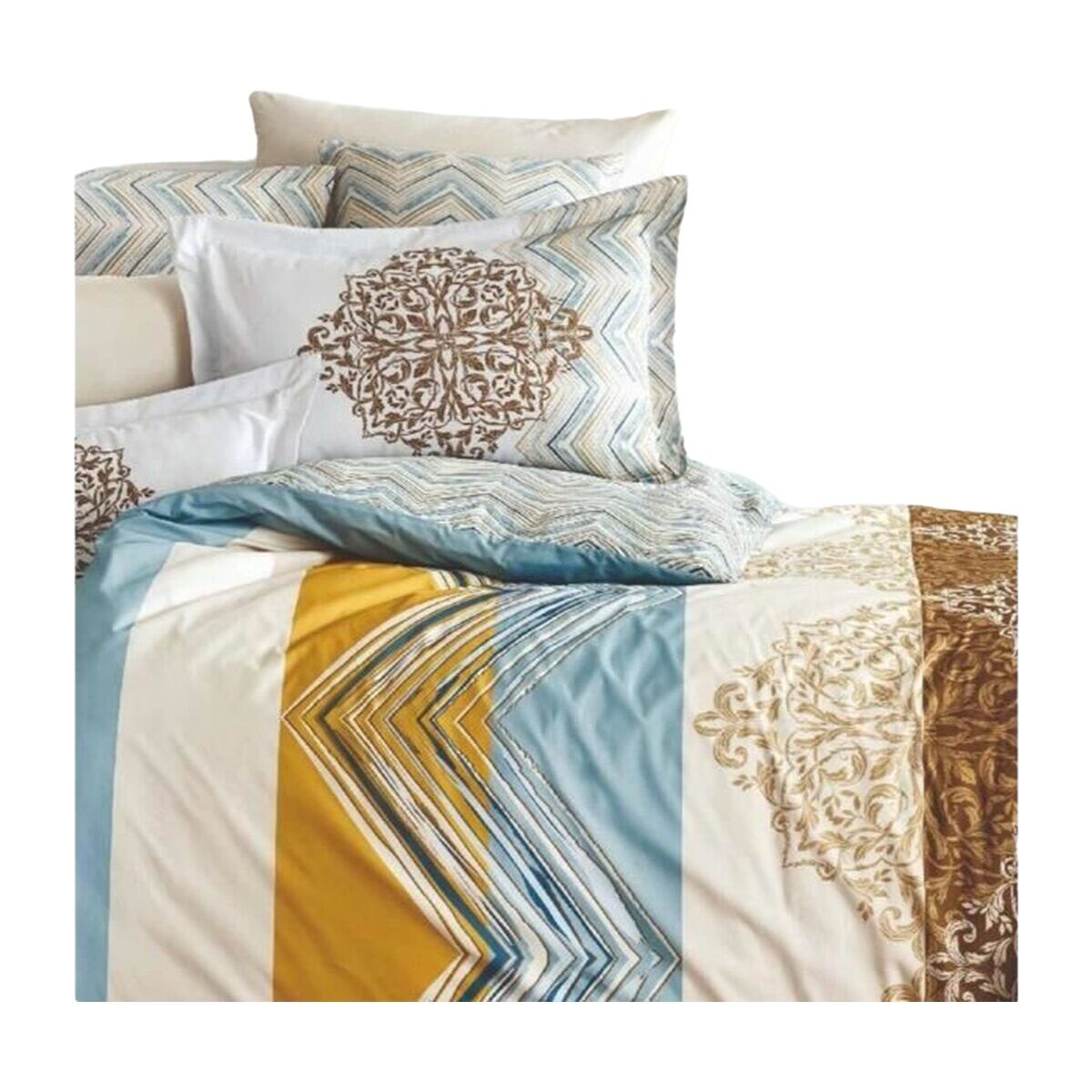 Duvet cover set White Super king 3 Pieces