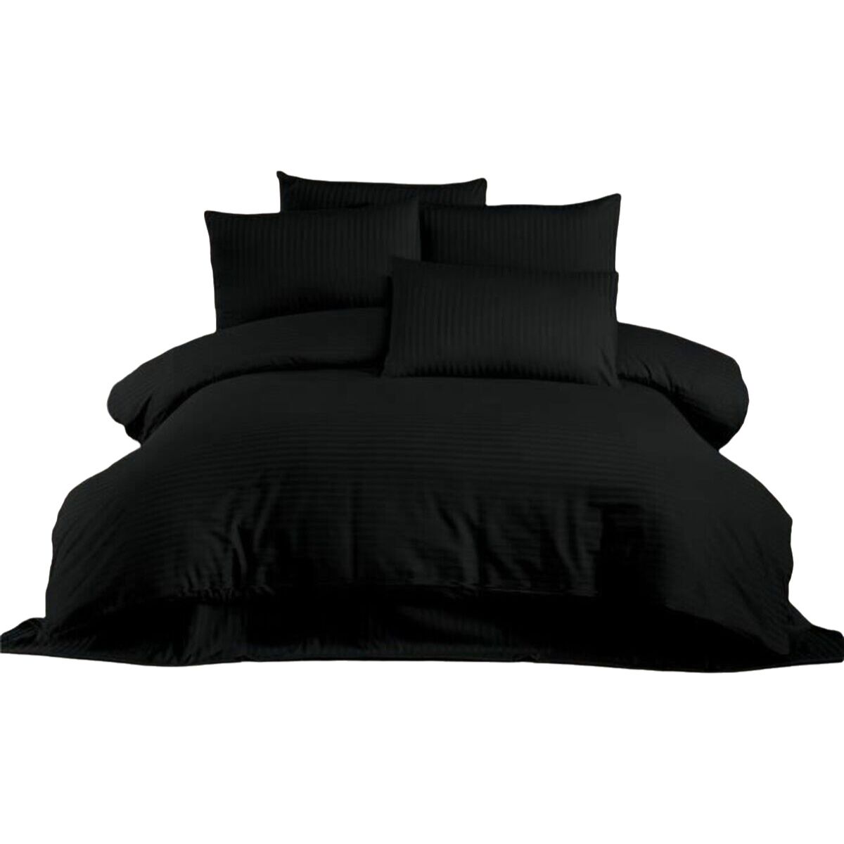 Duvet cover set Black Super king 3 Pieces