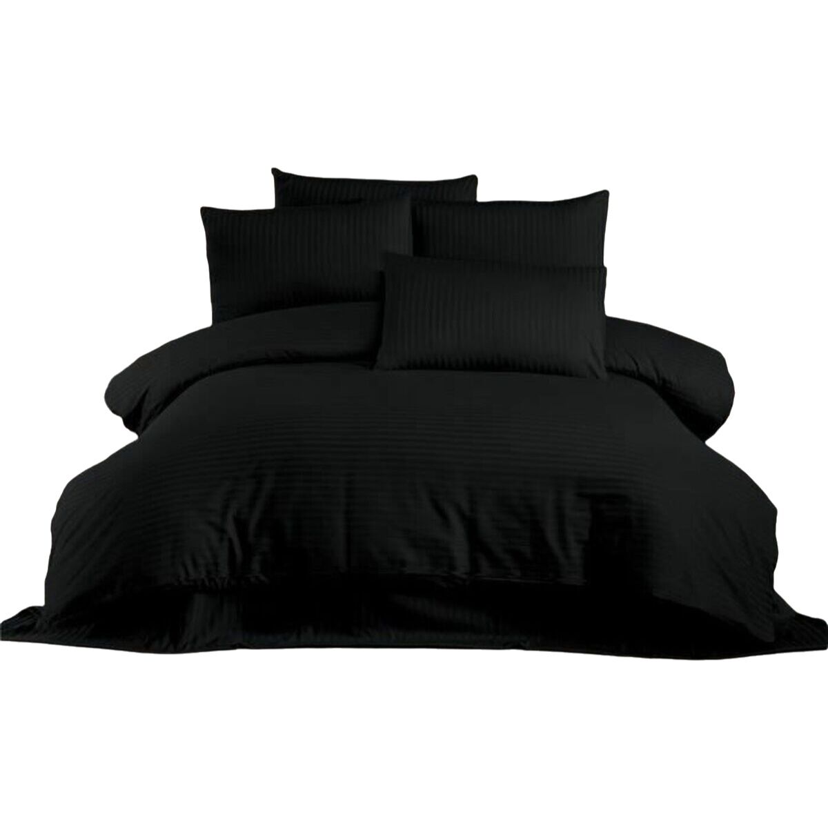 Duvet cover set Black Super king 3 Pieces