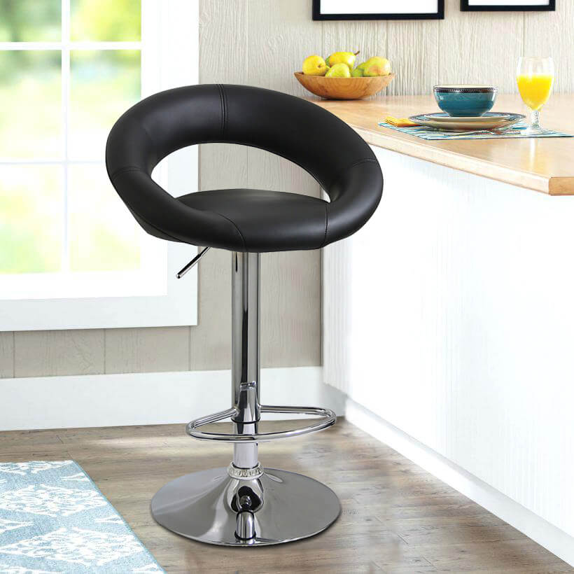 2 barstools, available in black - Image 5