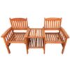 Wooden 2-person garden set